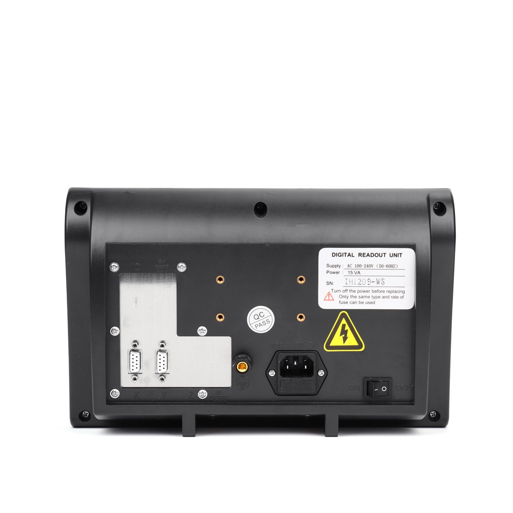 خط کش دستگاه تراش مدل dro-1000 مجموعه 2 عددی همراه نمایشگر دیجیتال