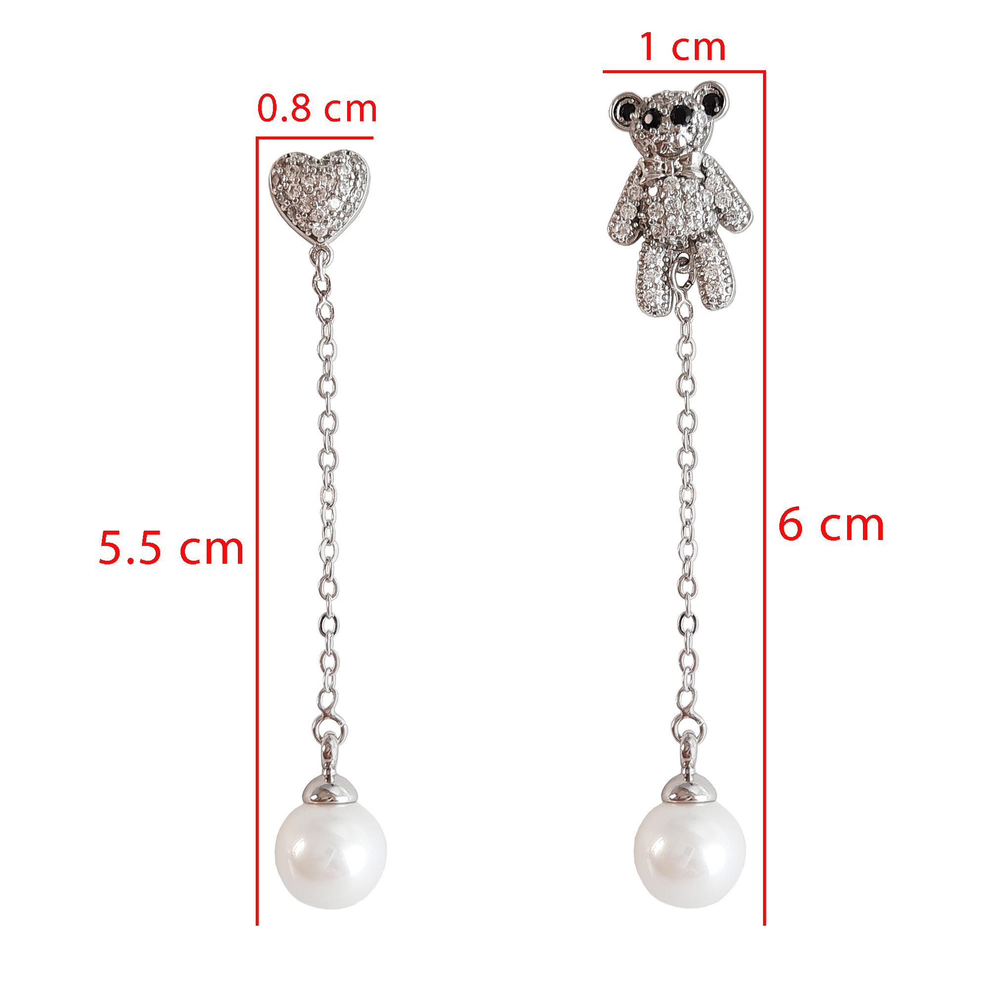 گوشواره دخترانه ژوپینگ کد XP245