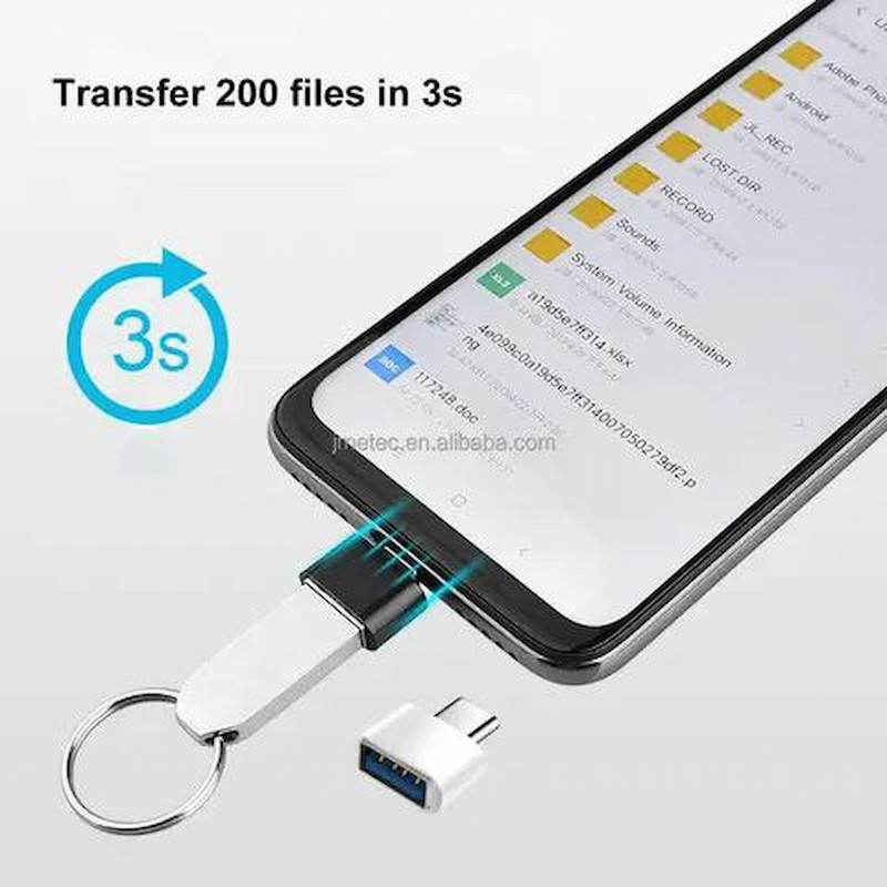 مبدل USB به USB-C مدل OTG-8PIN