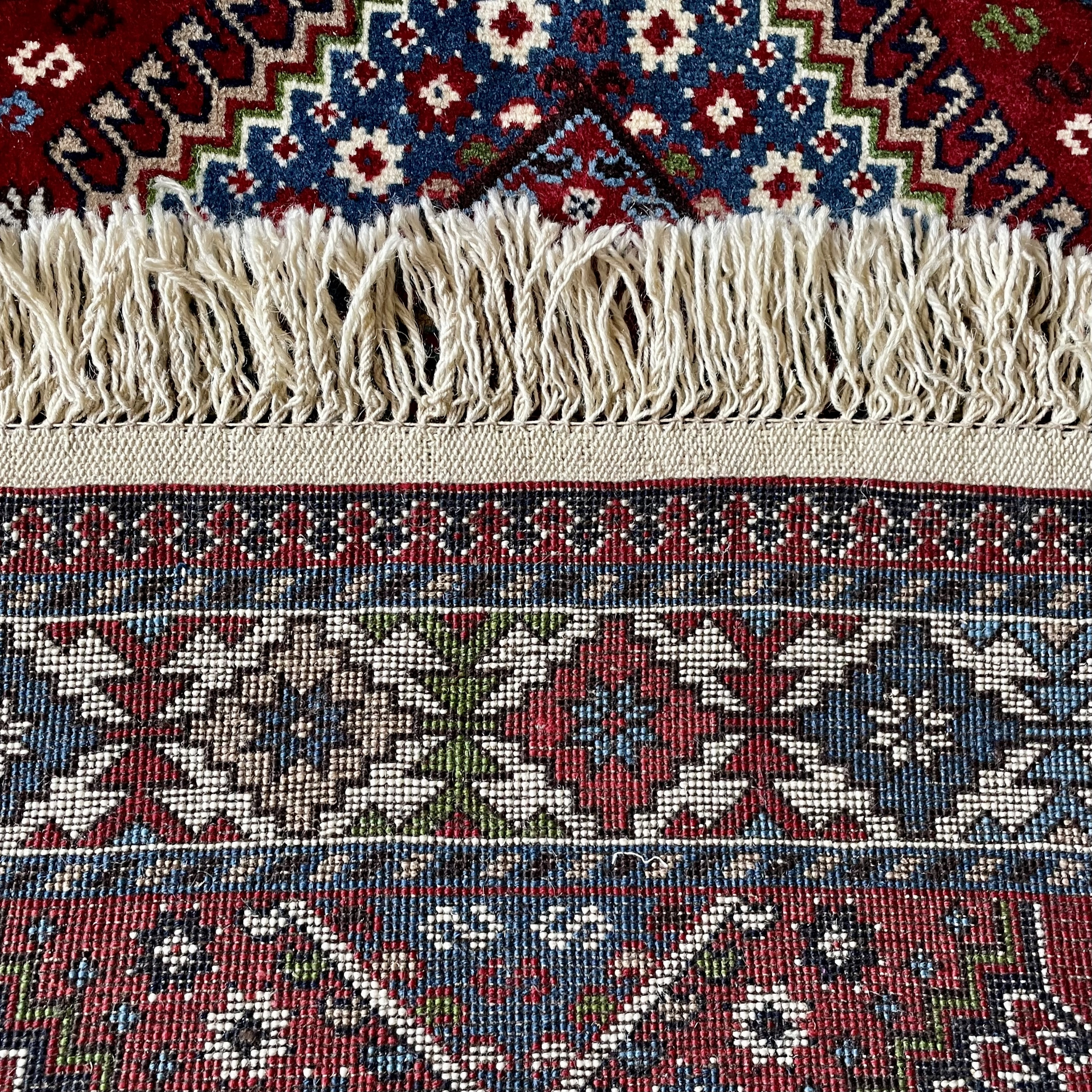 فرش دستباف ذرع و نیم یلمه قشقایی کد 1016