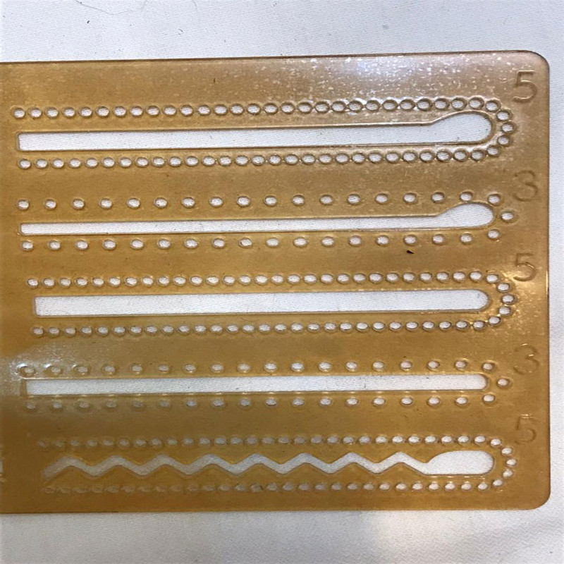 ابزار نشانه گذاری مدل شابلون دور زیپ مدل N108