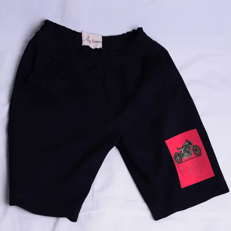 شلوارک ورزشی مردانه آی تمر مدل موتورسیکلت کد 21