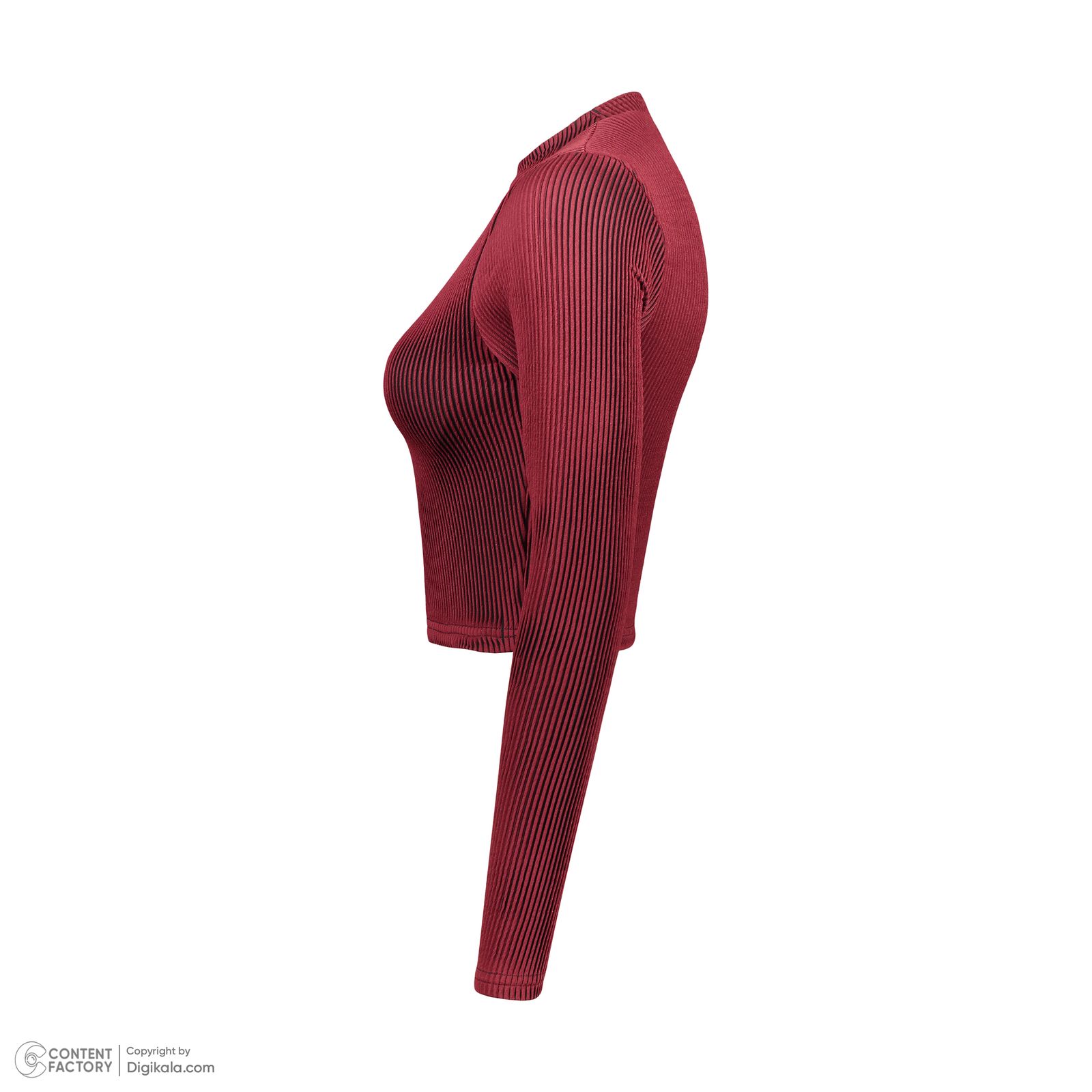 کراپ تیشرت آستین بلند زنانه مونسا مدل 41082410003-70 - - 2