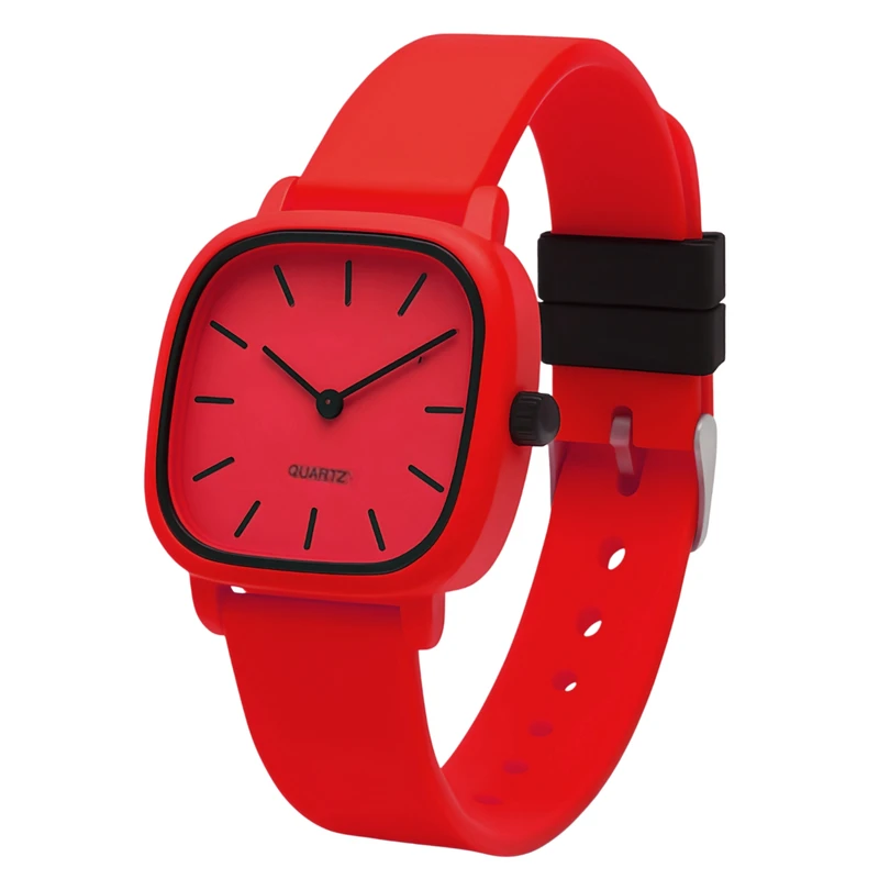 ساعت مچی عقربه‌ای کوارتز زنانه مدل مینیمال اسپرت بند پیو ضد حساسیت کد 6