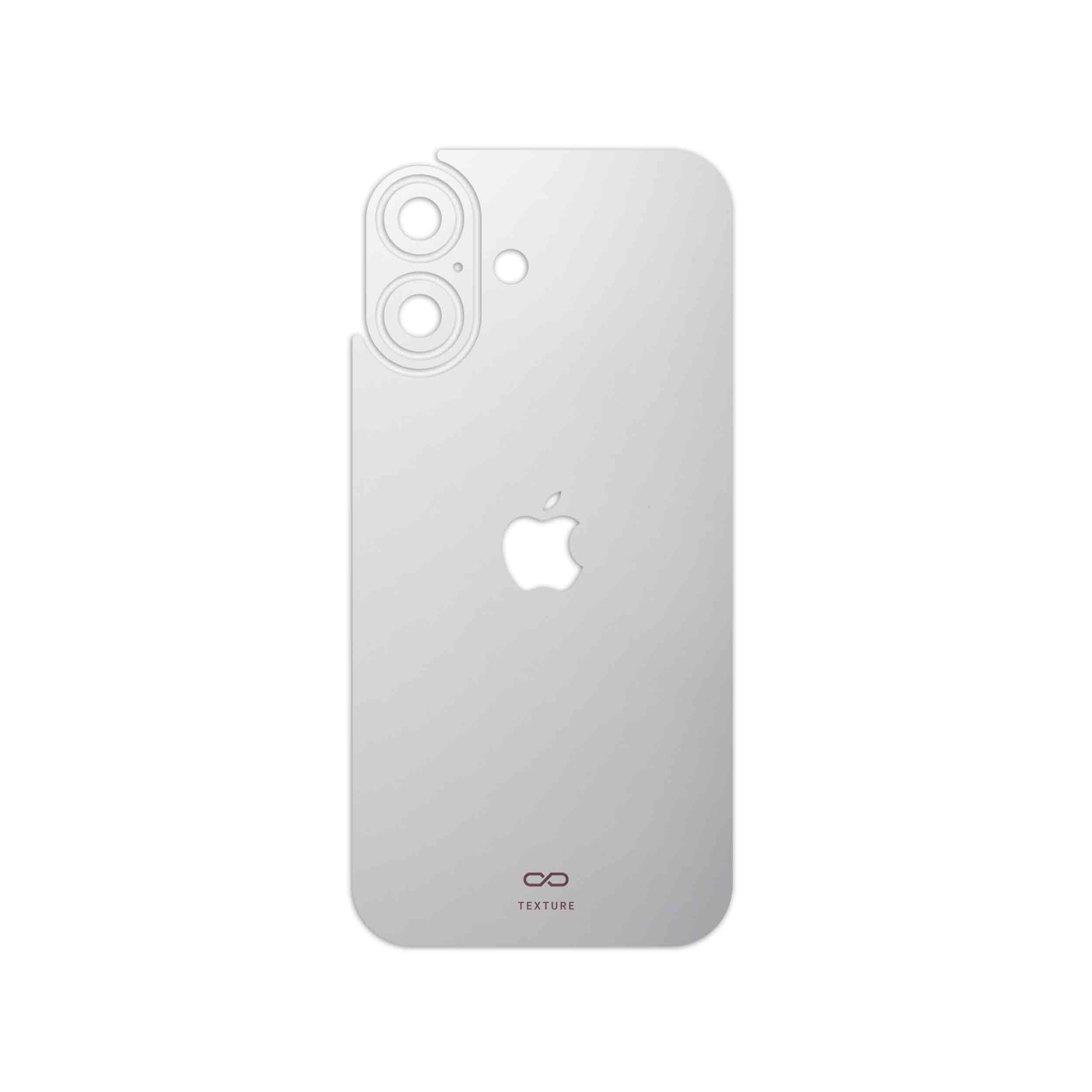 برچسب پوششی ماهوت مدل Matte-White مناسب برای گوشی موبایل اپل iPhone 16