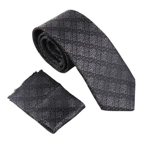 ست کراوات و دستمال جیب مردانه نسن مدل A9