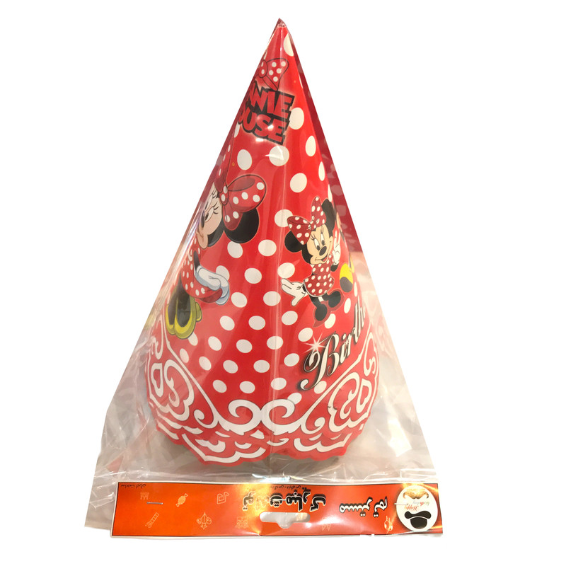 کلاه تولد مستر تم طرح مینی موس پلاس