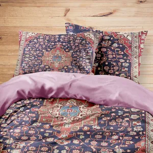 سرویس روتختی مدوپد طرح فرش ملایر مدل C-Malayer04 یک نفره 4 تکه