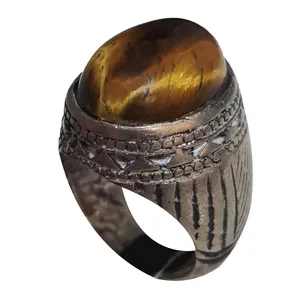 انگشتر نقره مردانه مدل سریلانکایی CBS216250