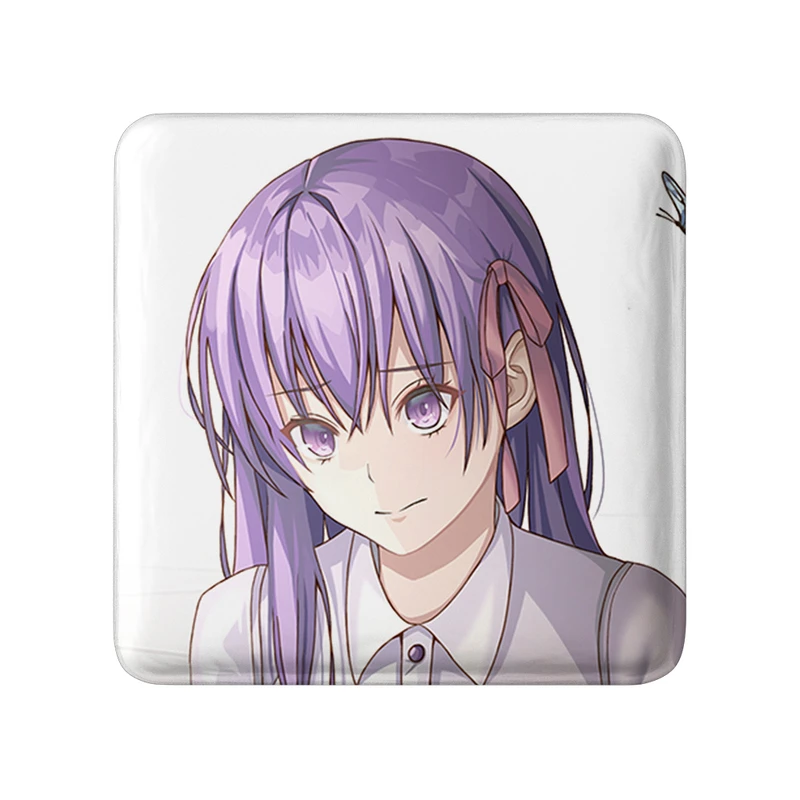 مگنت خندالو طرح ساکورا انیمه فیت استی نایت Fate Stay Night  مدل مربعی کد 22748