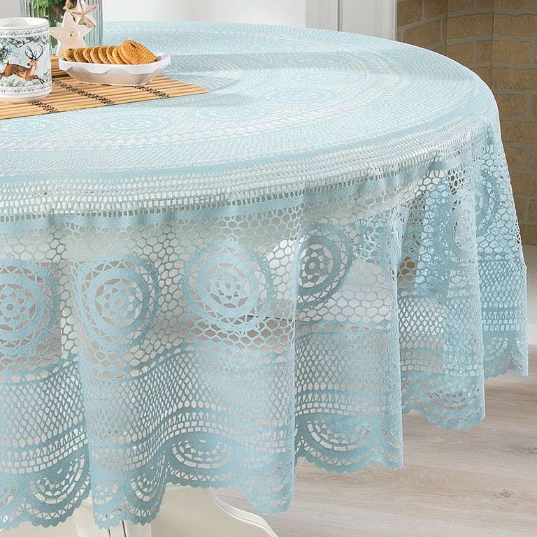 رومیزی انگلیش هوم مدل Circle Vinil سایز 178x178 سانتی‌متر