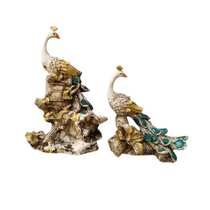 مجسمه طرح طاووس مدل 885 مجموعه دو عددی