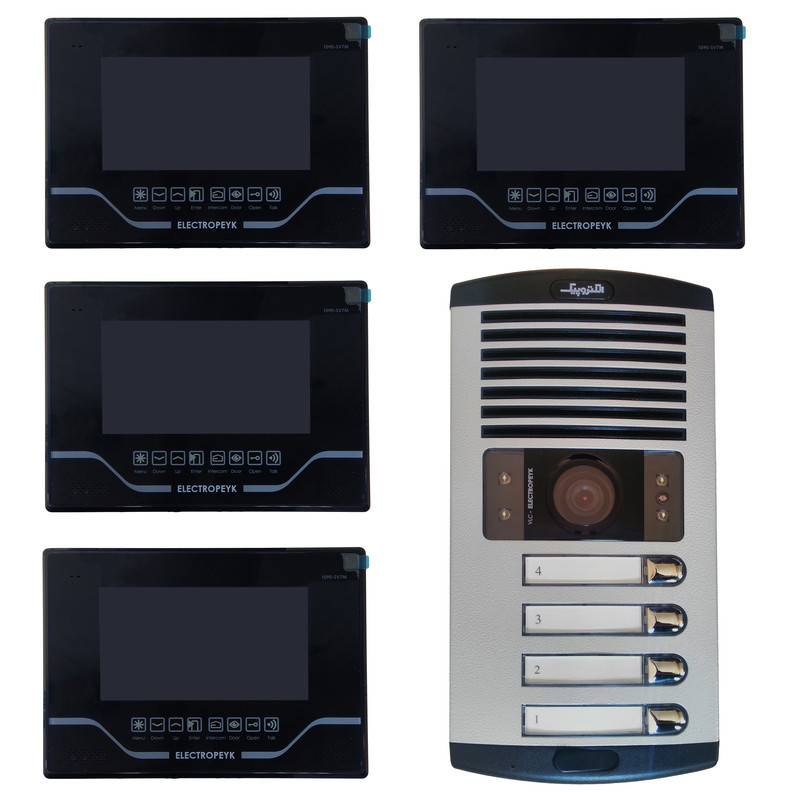 دربازکن تصویری الکتروپیک مدل 1090 کد 1052 مجموعه 5 عددی