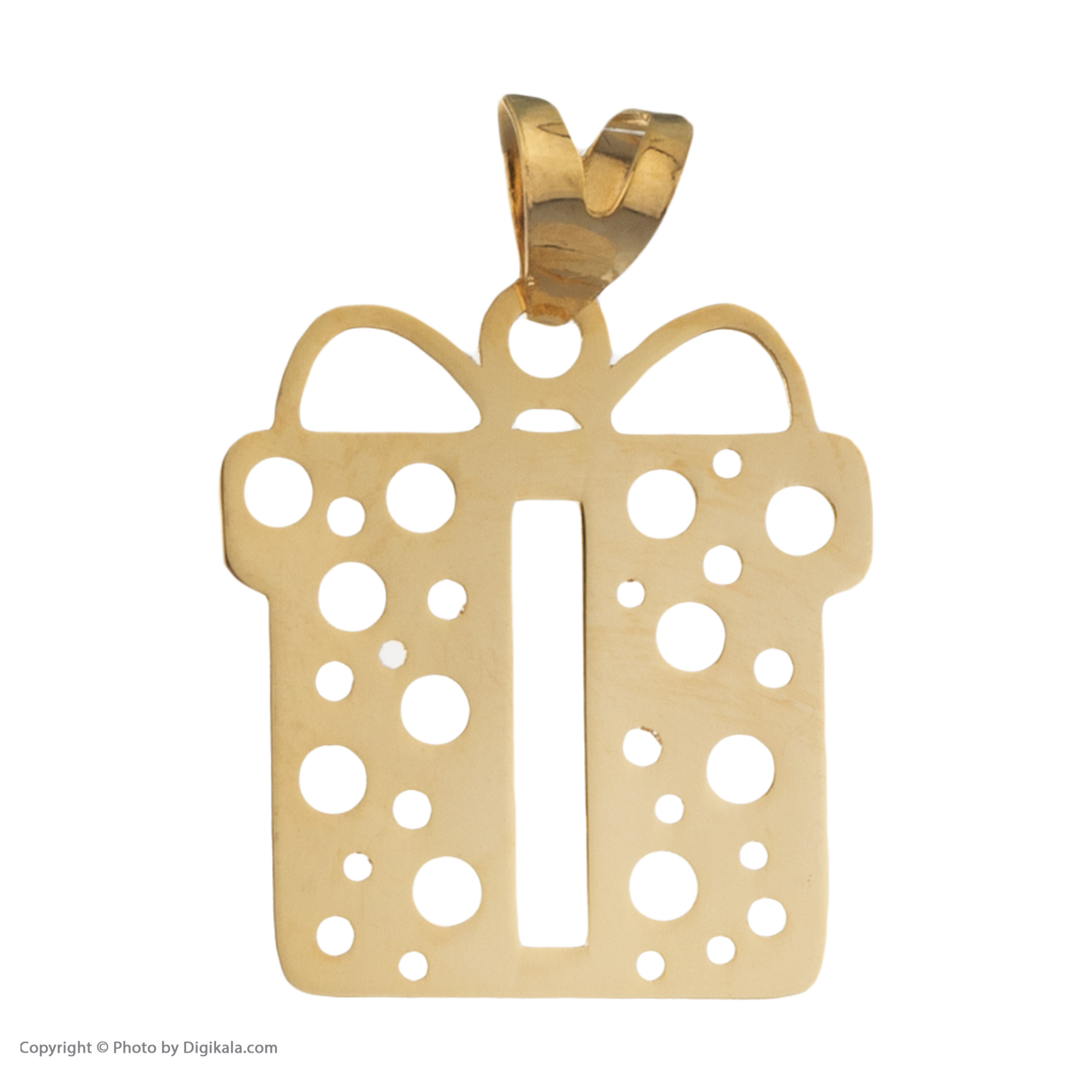 آویز گردنبند طلا 18 عیار دخترانه مایا ماهک مدل MM1145