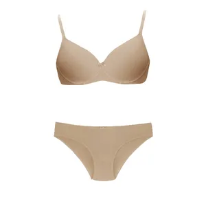 ست شورت و سوتین زنانه تی بی ان مدل 1996 رنگ کرم