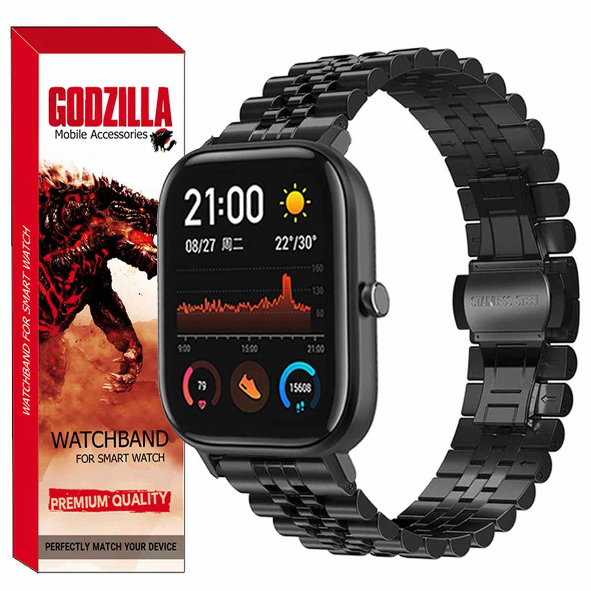 بند گودزیلا مدل 5BID مناسب برای ساعت هوشمند سامسونگ Galaxy Watch 6