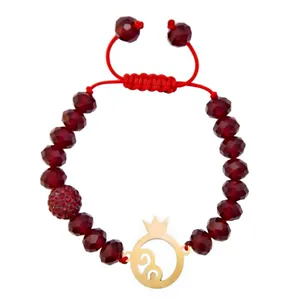 دستبند مهره طرح انار مدل 1590