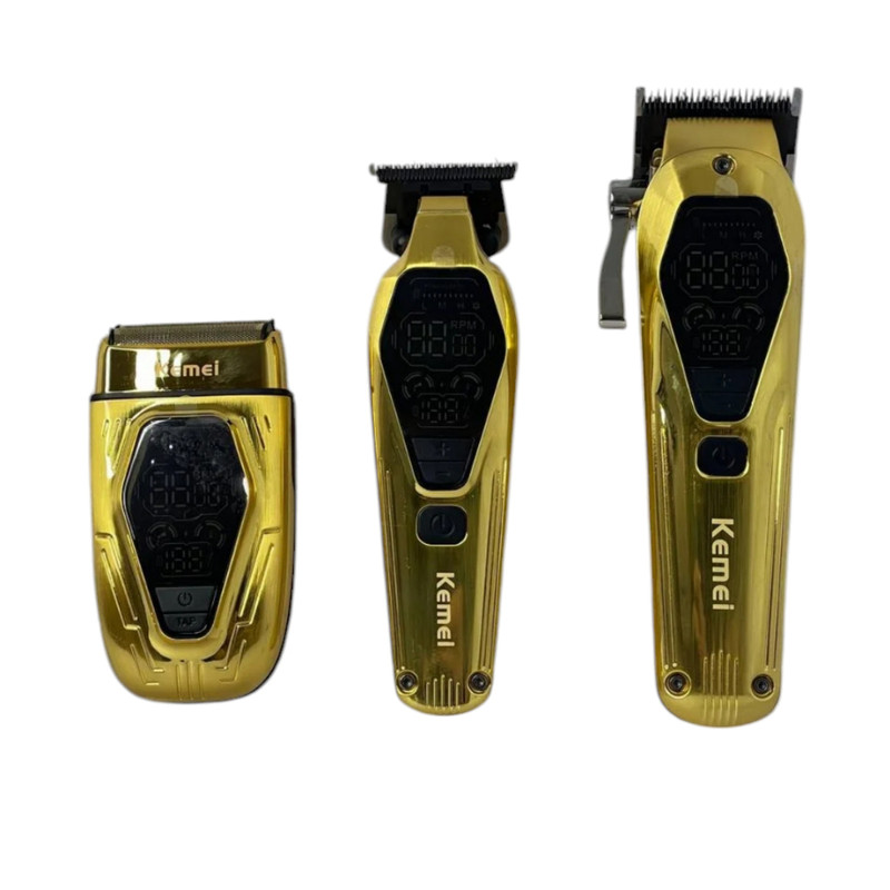 ماشین اصلاح موی سر و صورت کیمی مدل km-8551 مجموعه 3 عددی