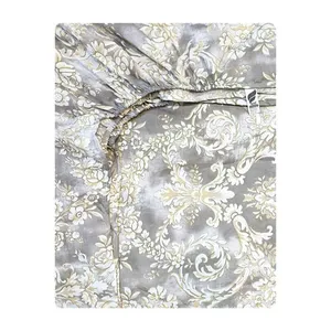 ملحفه آدنو مدل ژاله کد CH143 یک نفره سایز 90x200 سانتی متر