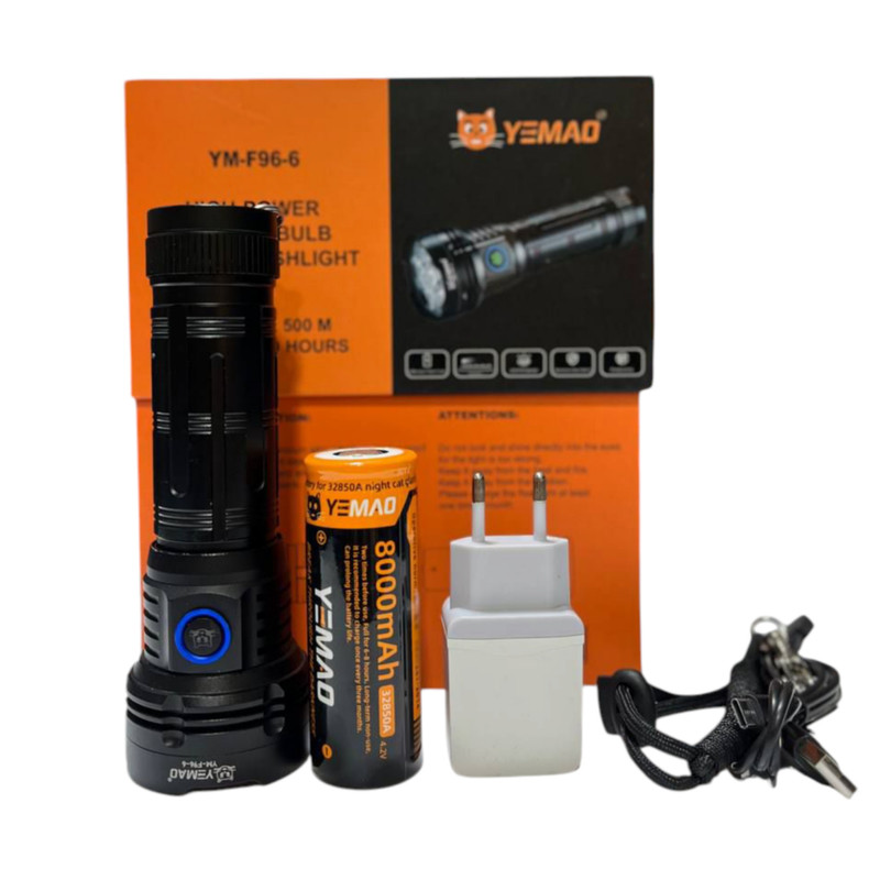 چراغ قوه دستی یئماو مدل YM-F96-6 با نور مهتابی
