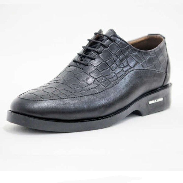 کفش مردانه مدل مجلسی سنگی 2 رنگ مشکی -  - 3