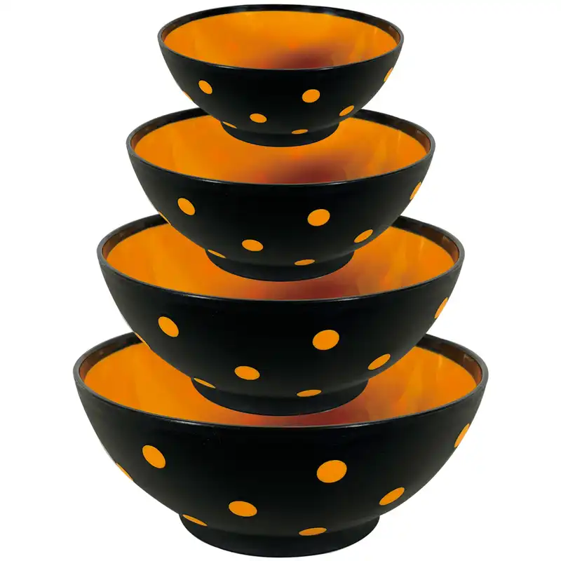 کاسه مدل هایلوکس خالخالی مجموعه 4 عددی