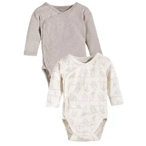 بادی آستین بلند نوزادی لوپیلو مدل IAN-289250 مجموعه 2 عددی