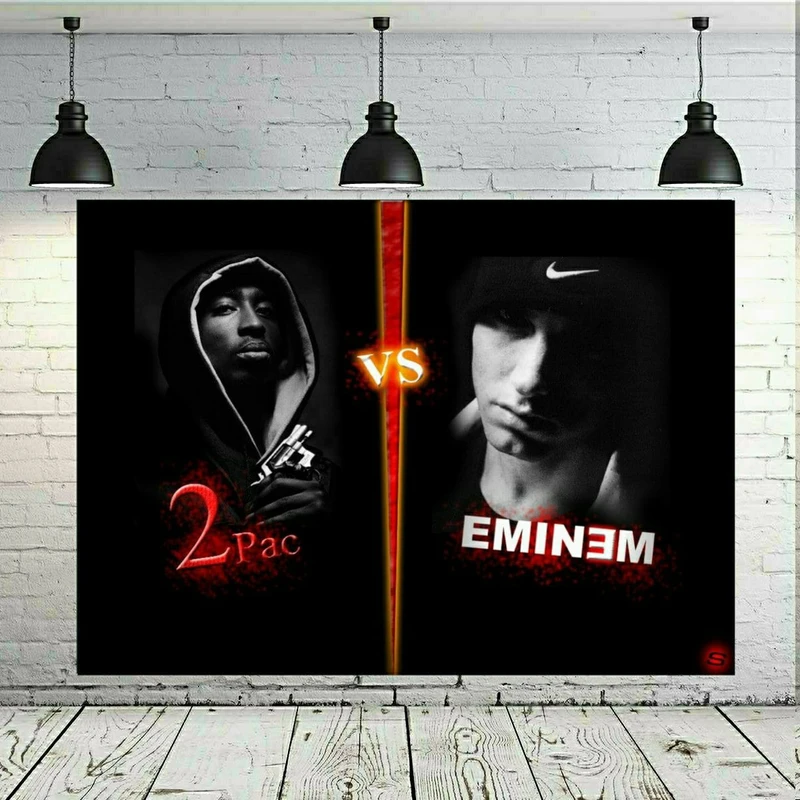 پوستر پارچه ای طرح توپاک شکور مدل SDB4170