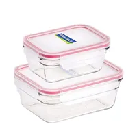 ظرف نگهدارنده گلس لاک مدل GL-1789 مجموعه 2 عددی