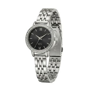 ساعت مچی عقربه‌ای کوارتز زنانه مدل لوکس کلاسیک بند طرح بافت کد ۵