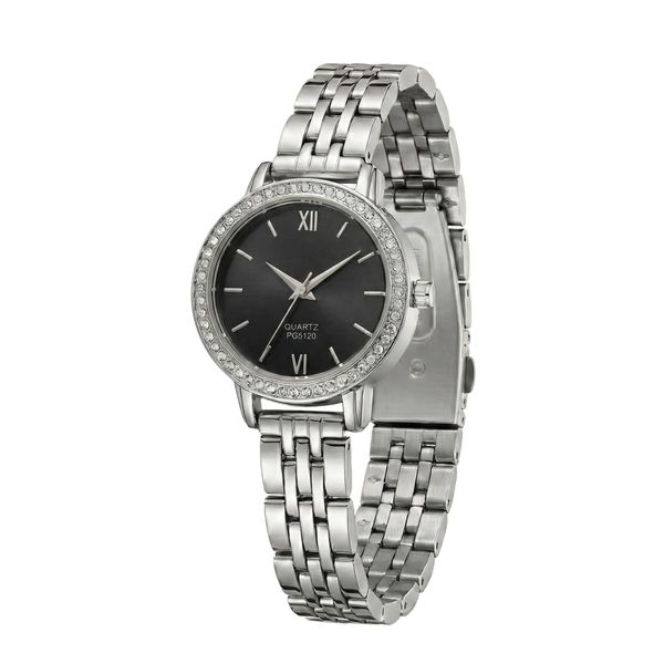 ساعت مچی عقربه‌ای کوارتز زنانه مدل لوکس کلاسیک بند طرح بافت کد ۵