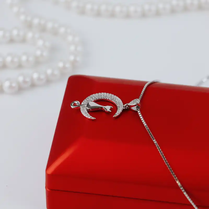 آویز گردنبند نقره زنانه جی تی ای مدل جی نایس 66