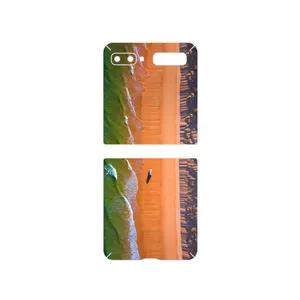 MAHOOT Beach and Green Sea Cover Sticker for Samsung Galaxy Z Flip