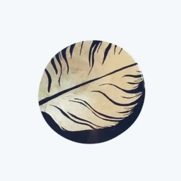 بشقاب دیوارکوب طرح برگ مجموعه 5عددی