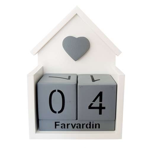 تقویم رومیزی مدل خانه