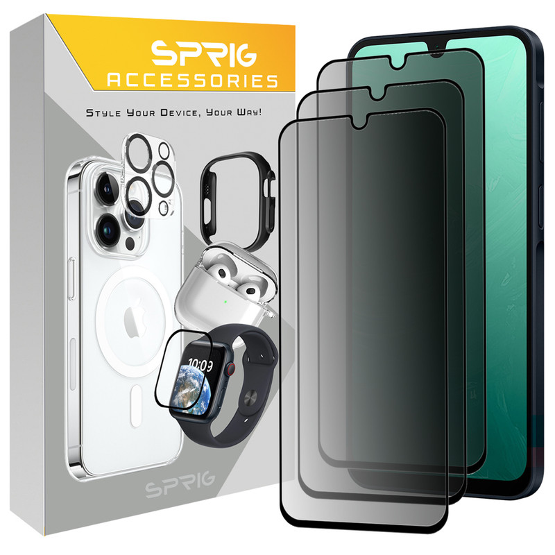 محافظ صفحه نمایش حریم شخصی اسپریگ مدل PRV_SP مناسب برای گوشی موبایل سامسونگ Galaxy A03 / A13 4G / A13 5G / A03 Core بسته سه عددی