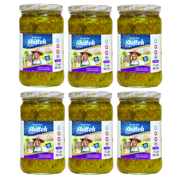 ترشی لیته شیفته - 680 گرم بسته 6 عددی