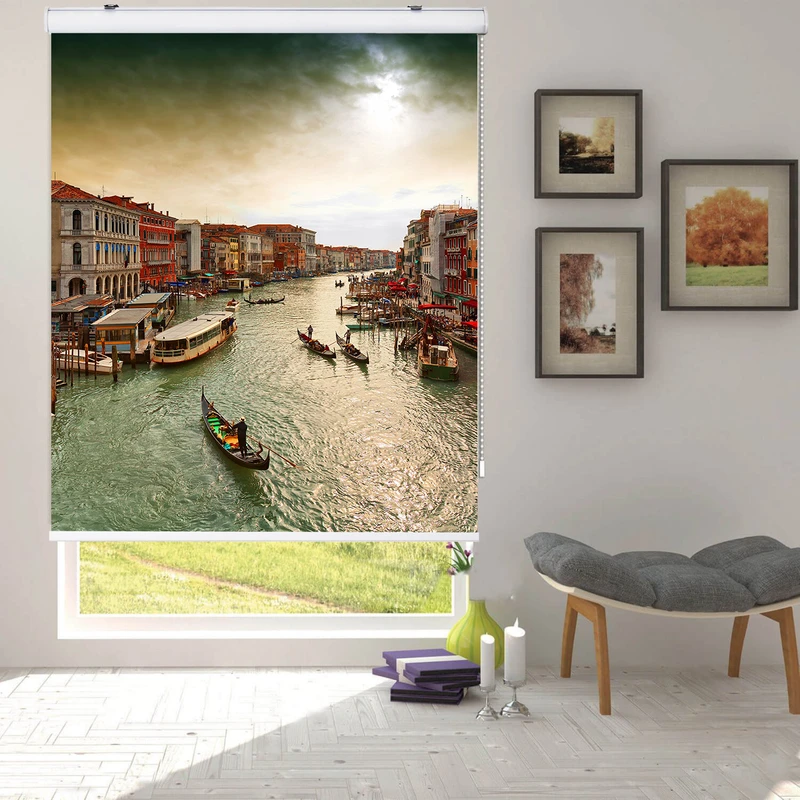 پرده شید زیو کد LS003 سایز 200 × 170 سانتی‌ متر