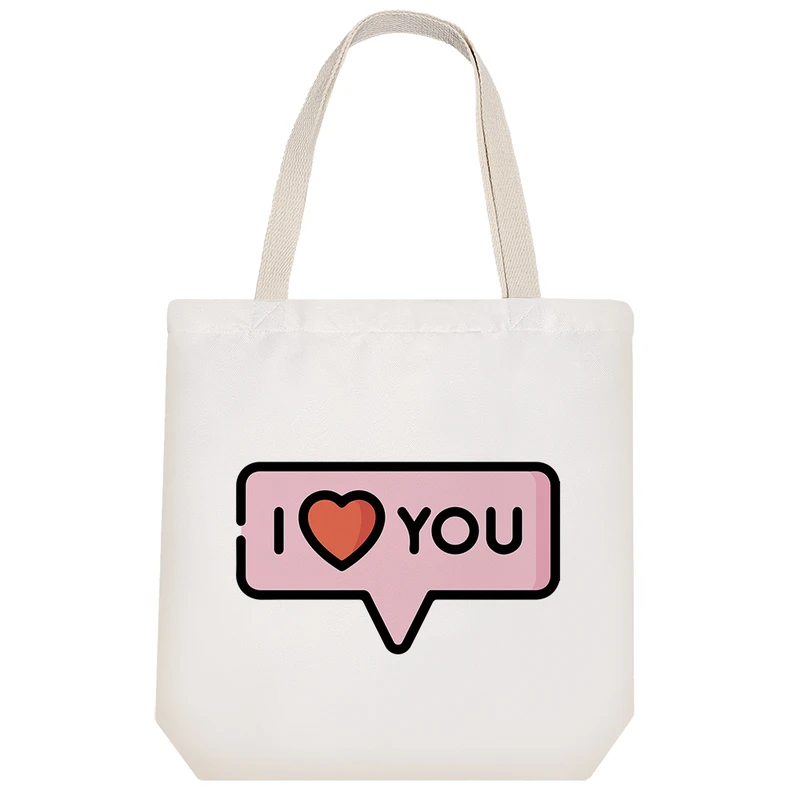 ساک خرید خندالو مدل I Love You کد 8298