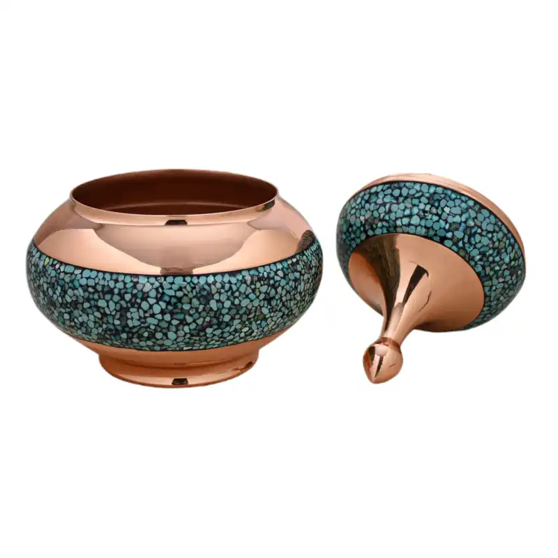 قندان فیروزه کوبی کد 25