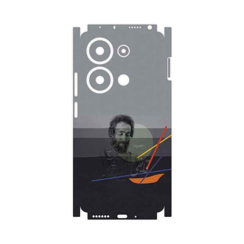 برچسب پوششی ماهوت مدل Sohrab Sepehri-FullSkin مناسب برای گوشی موبایل شیائومی Poco M6 Pro 4G