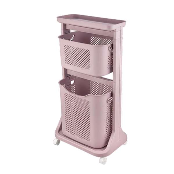 سبد رخت چرک لیمون مدل 2 طبقه کد RM48