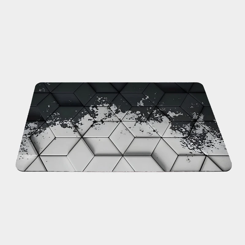 ماوس پد طرح هندسی شش ضلعی سایز 24x37 سانتی متر