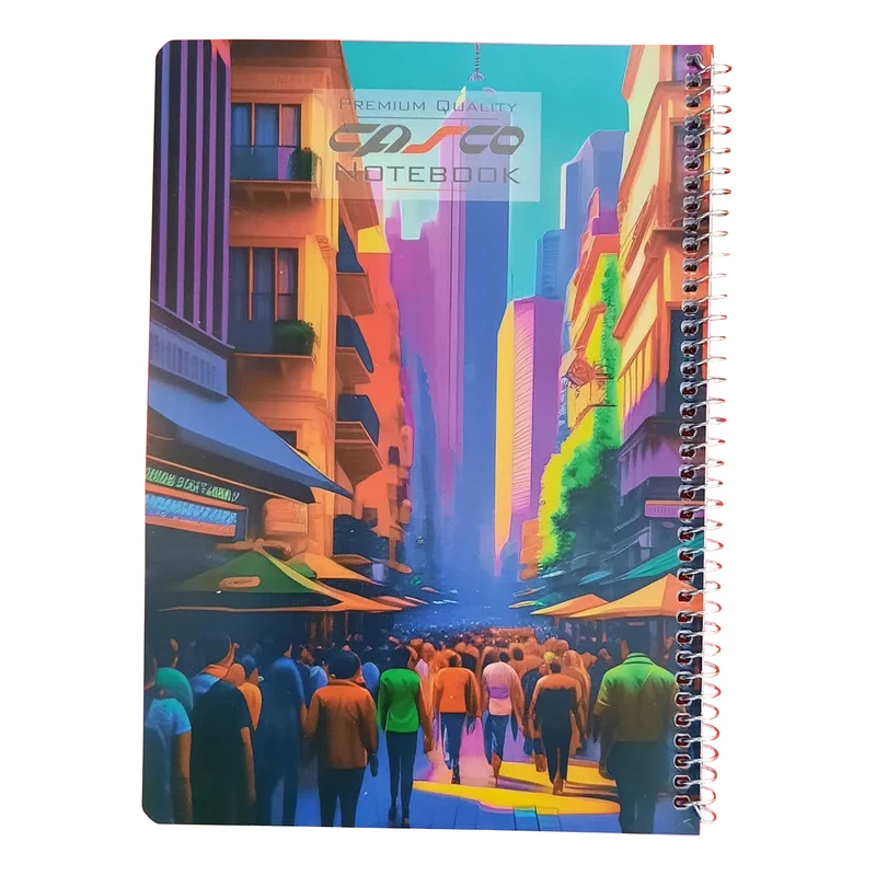 دفتر مشق 80 برگ کاسکو مدل شهر کد DR719