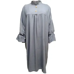 مانتو بارداری مدل غزل کد 1016 رنگ آبی روشن