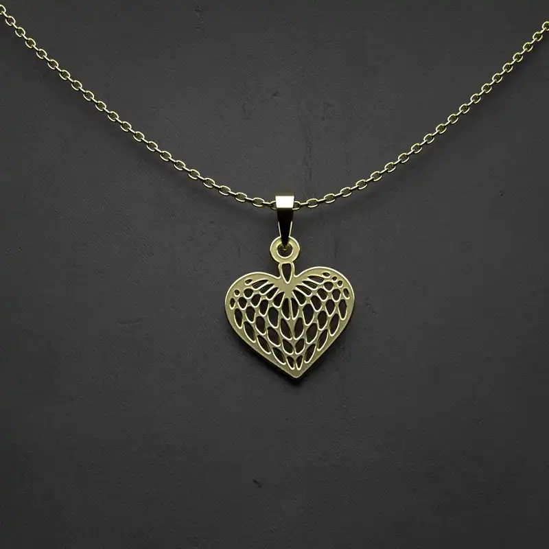 گردنبند طلا 18 عیار زنانه مدوپد مدل جمجمه کد CA10355