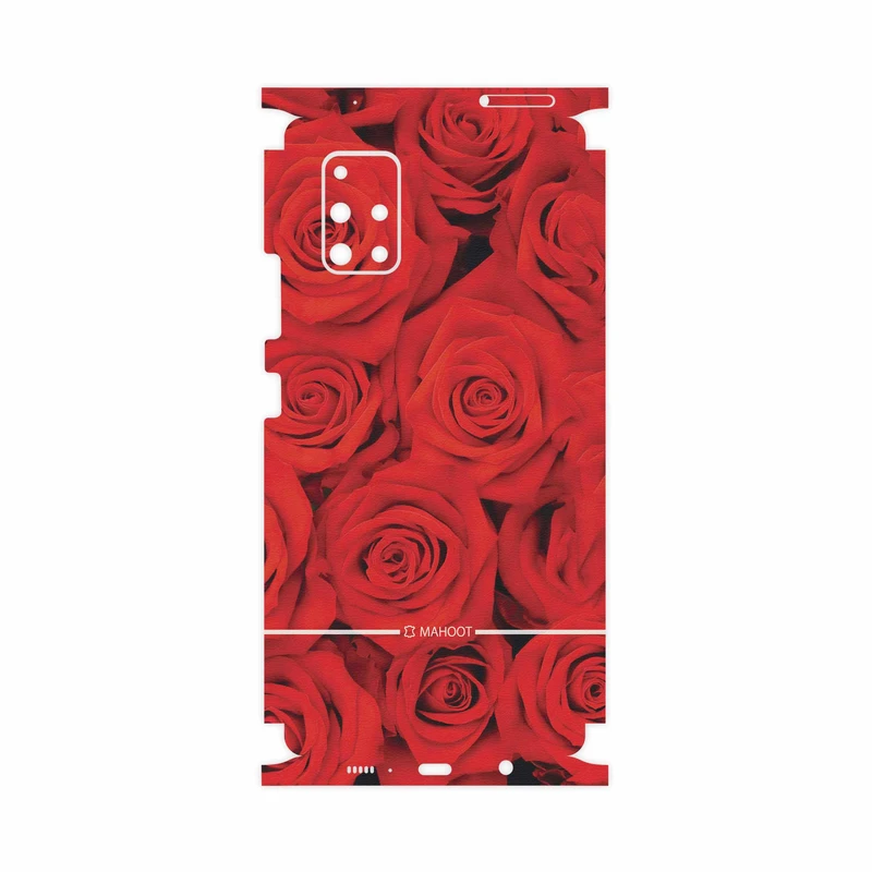 برچسب پوششی ماهوت مدل Red-Flower-FullSkin مناسب برای گوشی موبایل سامسونگ Galaxy A71 5G