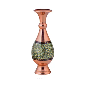 گلدان خاتم کاری طرح صراحی مدل 20 کد K012