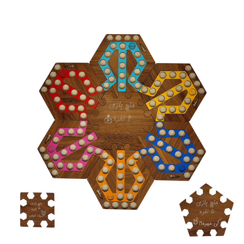 بازی فکری مدل منچ چند کاربره مجموعه 9 عددی