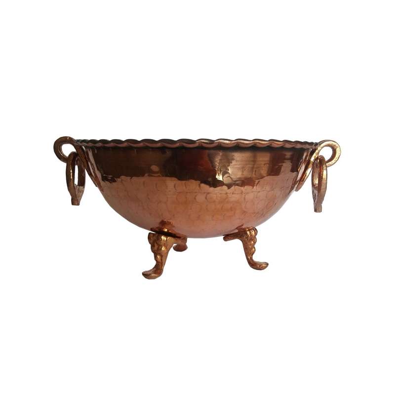 کاسه مسی مدل پایه دار کد S_4032